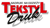 nadruk na ubraniach Teksyldruk logo